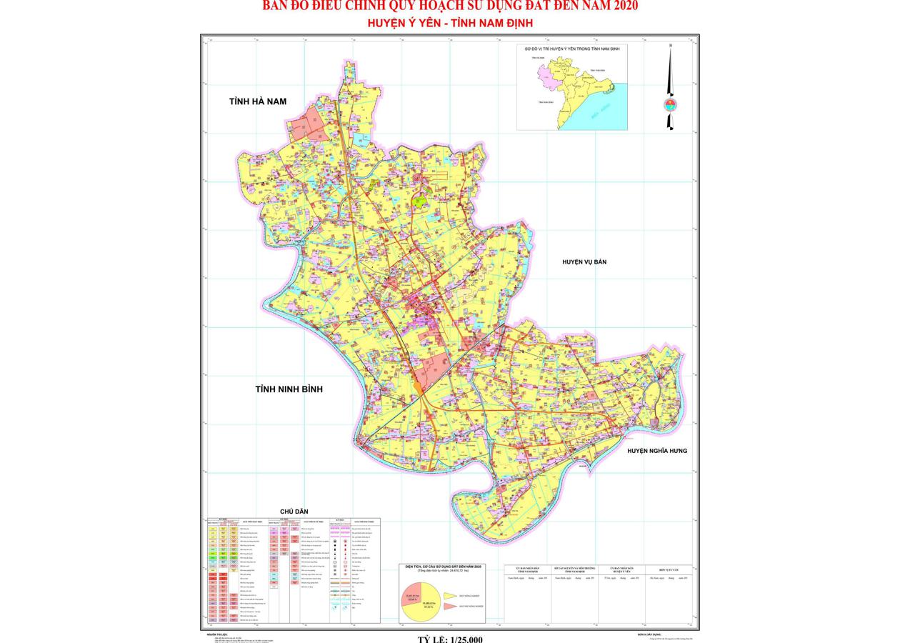 Bản đồ quy hoạch Huyện Ý Yên