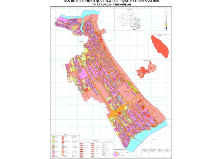 Tổng hợp thông tin và bản đồ quy hoạch Thị xã Cửa Lò