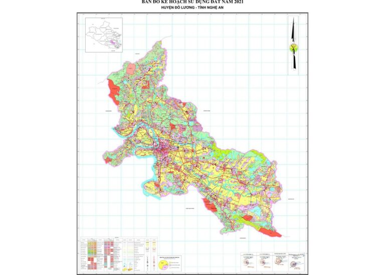 Tổng hợp thông tin và bản đồ quy hoạch Huyện Đô Lương