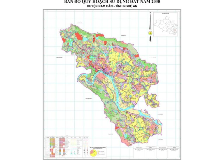 Tổng hợp thông tin và bản đồ quy hoạch Huyện Nam Đàn
