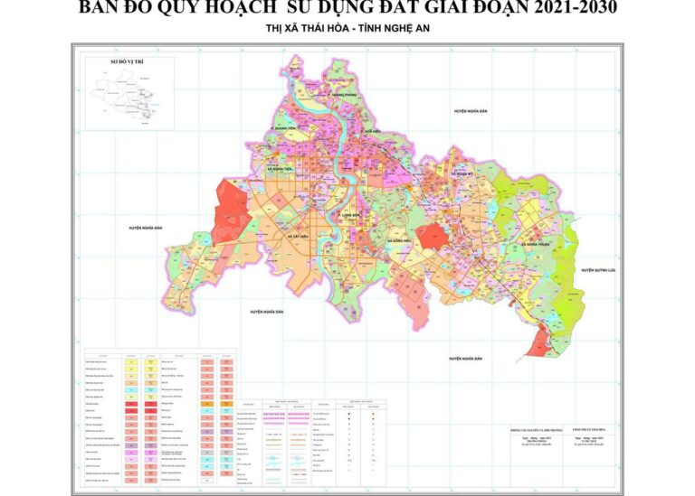 Tổng hợp thông tin và bản đồ quy hoạch Thị xã Thái Hoà