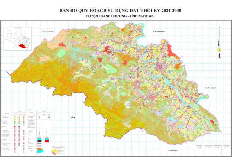 Tổng hợp thông tin và bản đồ quy hoạch Huyện Thanh Chương