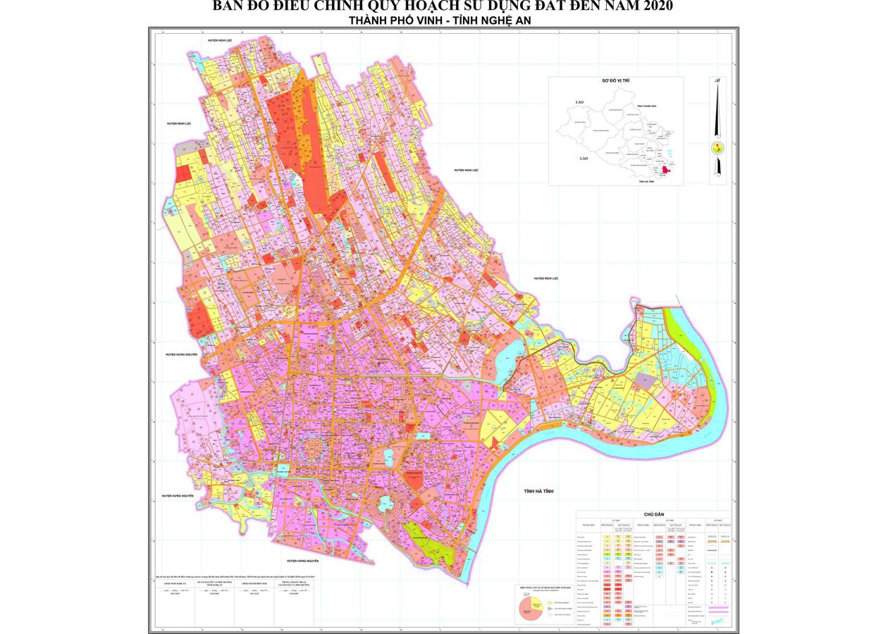 Bản đồ quy hoạch Thành phố Vinh