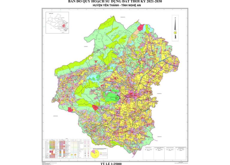 Tổng hợp thông tin và bản đồ quy hoạch Huyện Yên Thành
