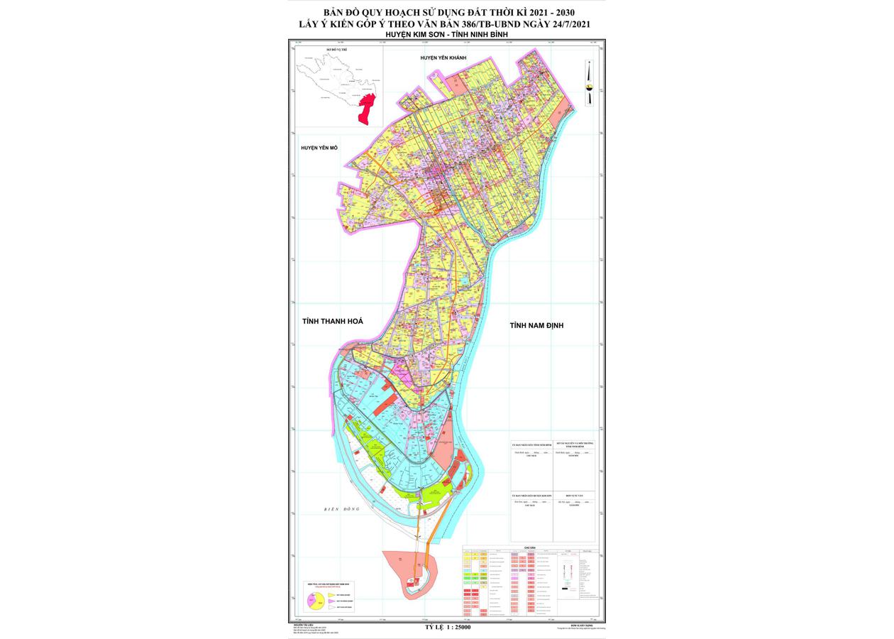 Bản đồ quy hoạch Huyện Kim Sơn