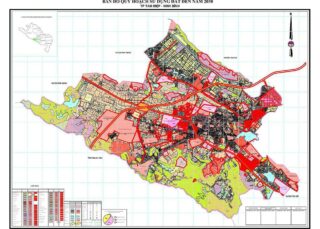 Bản đồ quy hoạch Thành phố Tam Điệp