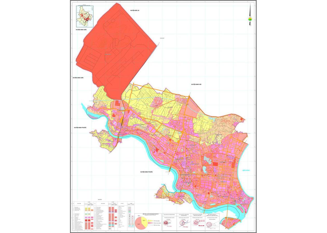 Bản đồ quy hoạch Thành phố Phan Rang - Tháp Chàm