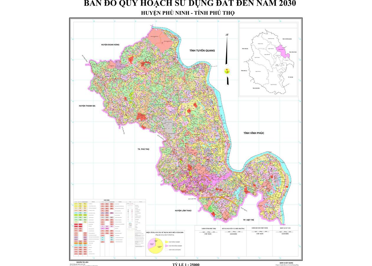 Bản đồ quy hoạch Huyện Phù Ninh