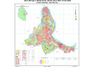 Tổng hợp thông tin và bản đồ quy hoạch Huyện Tam Nông - Phú Thọ