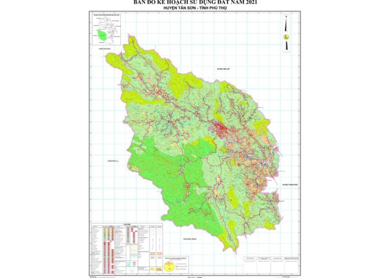 Tổng hợp thông tin và bản đồ quy hoạch Huyện Tân Sơn