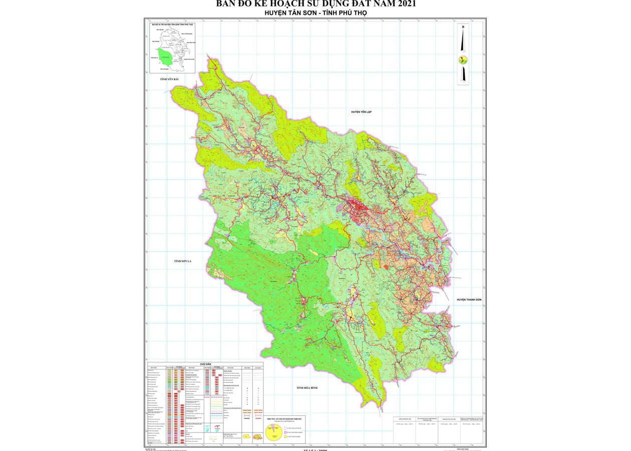 Bản đồ quy hoạch Huyện Tân Sơn