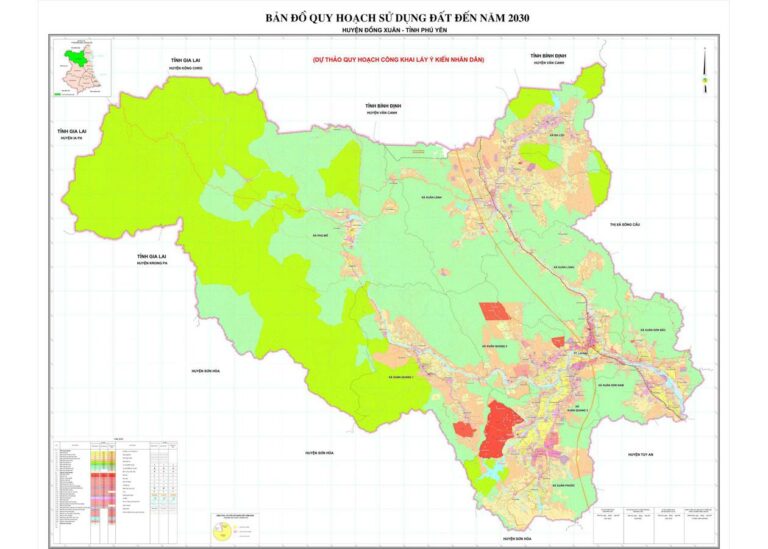 Tổng hợp thông tin và bản đồ quy hoạch Huyện Đồng Xuân