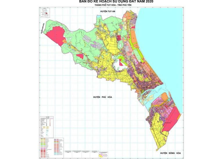 Tổng hợp thông tin và bản đồ quy hoạch Thành phố Tuy Hoà
