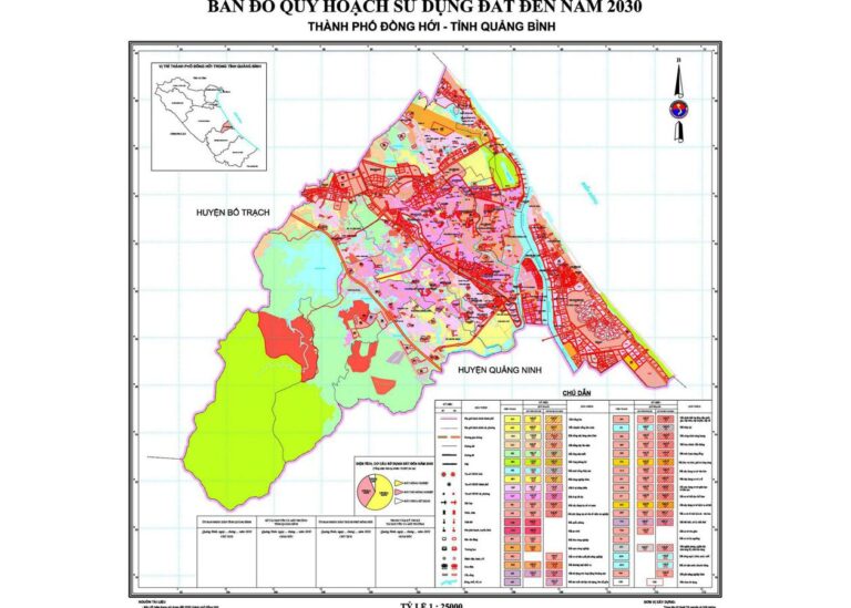 Tổng hợp thông tin và bản đồ quy hoạch Thành phố Đồng Hới