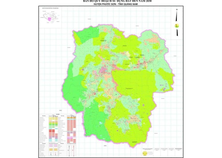 Tổng hợp thông tin và bản đồ quy hoạch Huyện Phước Sơn