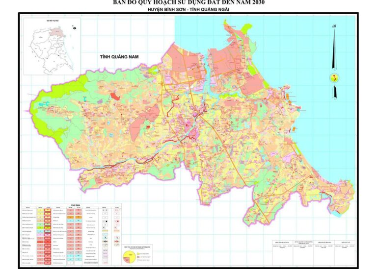 Tổng hợp thông tin và bản đồ quy hoạch Huyện Bình Sơn