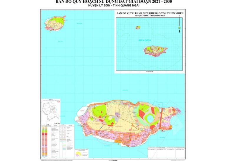 Tổng hợp thông tin và bản đồ quy hoạch Huyện Lý Sơn