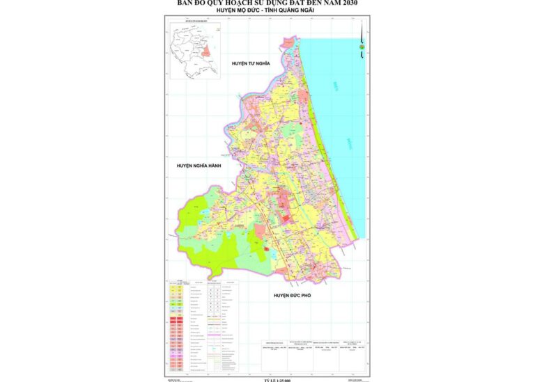 Tổng hợp thông tin và bản đồ quy hoạch Huyện Mộ Đức