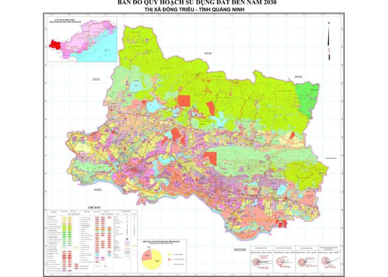 Tổng hợp thông tin và bản đồ quy hoạch Thị xã Đông Triều