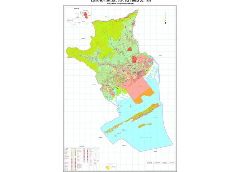Tổng hợp thông tin và bản đồ quy hoạch Huyện Hải Hà
