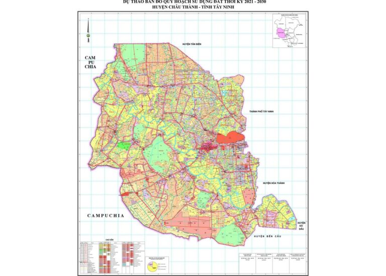 Tổng hợp thông tin và bản đồ quy hoạch Huyện Châu Thành - Tây Ninh
