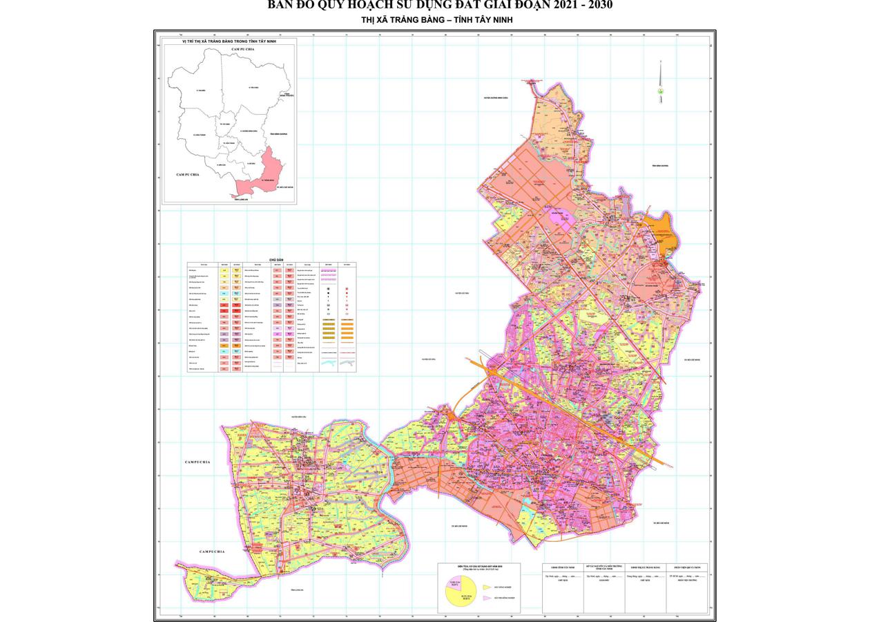 Bản đồ quy hoạch Huyện Trảng Bàng