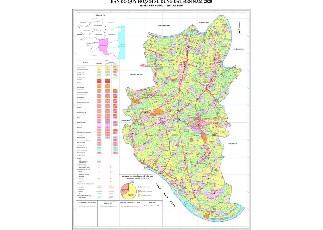 Bản đồ quy hoạch Huyện Kiến Xương