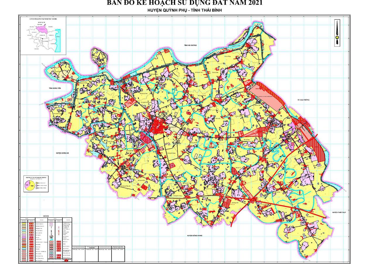 Bản đồ quy hoạch Huyện Quỳnh Phụ