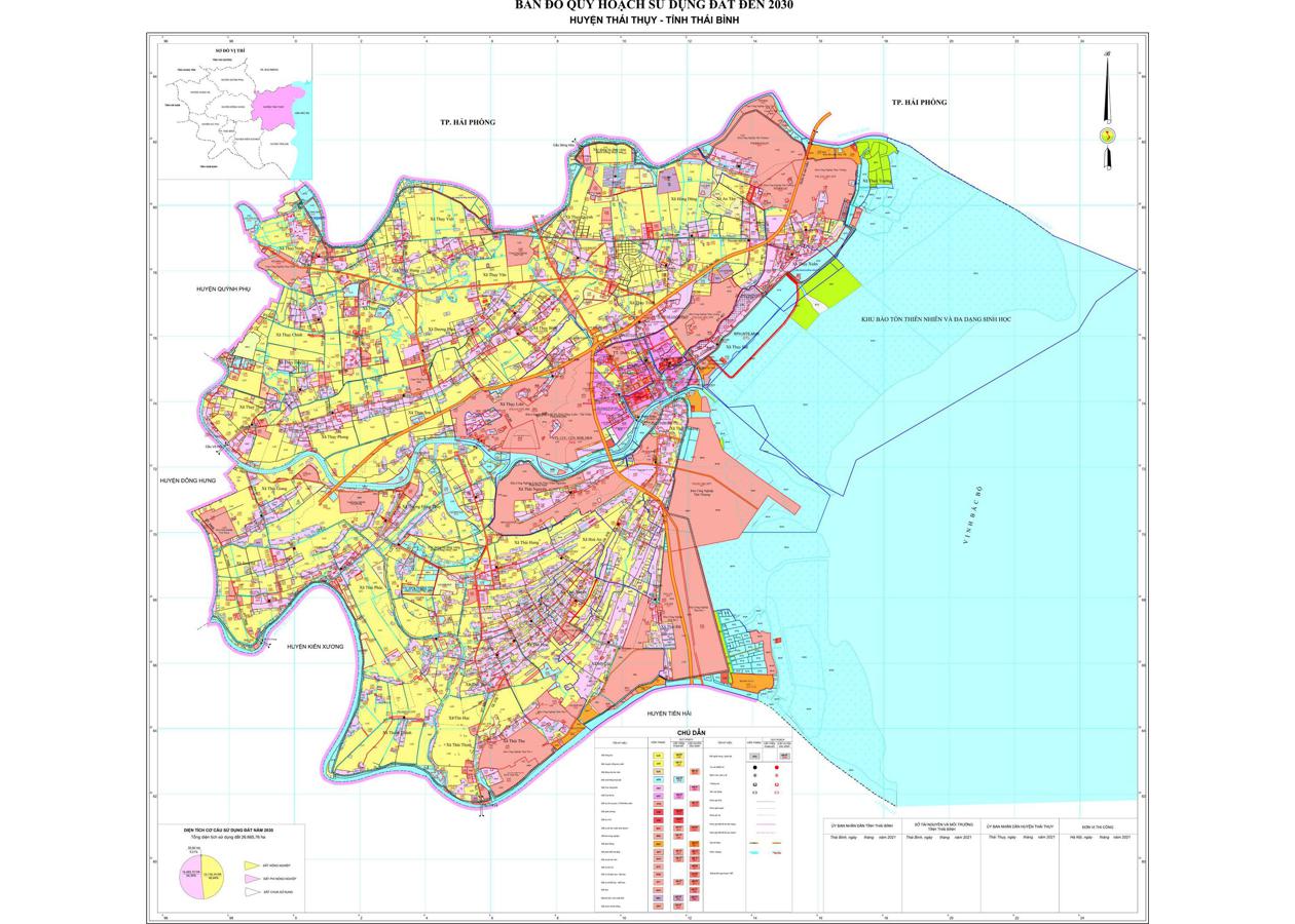 Bản đồ quy hoạch Huyện Thái Thụy