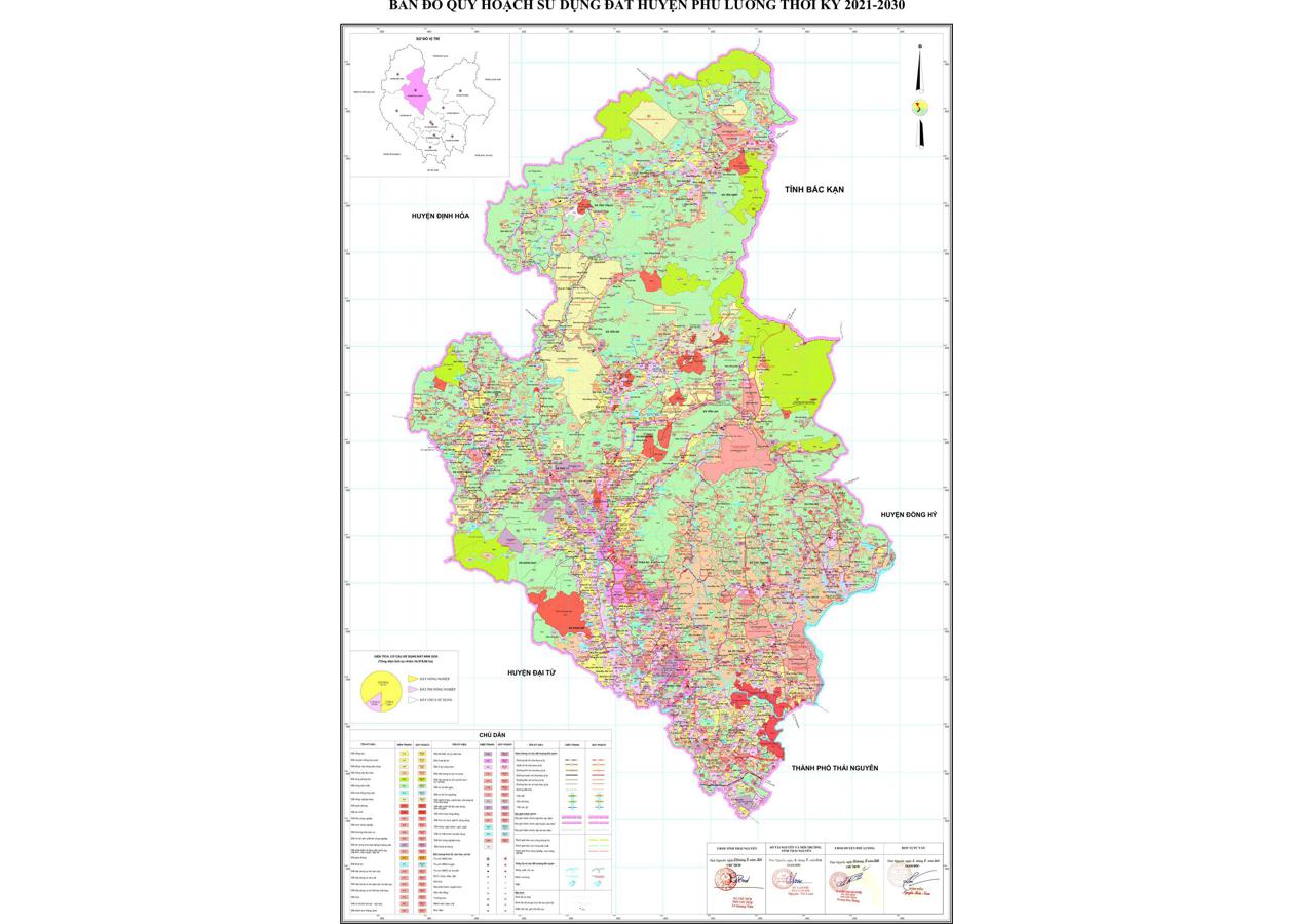Bản đồ quy hoạch Huyện Phú Lương