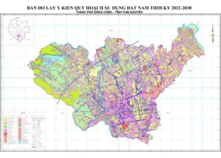 Tổng hợp thông tin và bản đồ quy hoạch Thành phố Sông Công