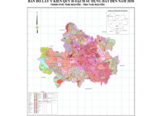Bản đồ quy hoạch Thành phố Thái Nguyên