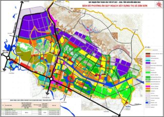 Bản đồ quy hoạch Thị xã Bỉm Sơn