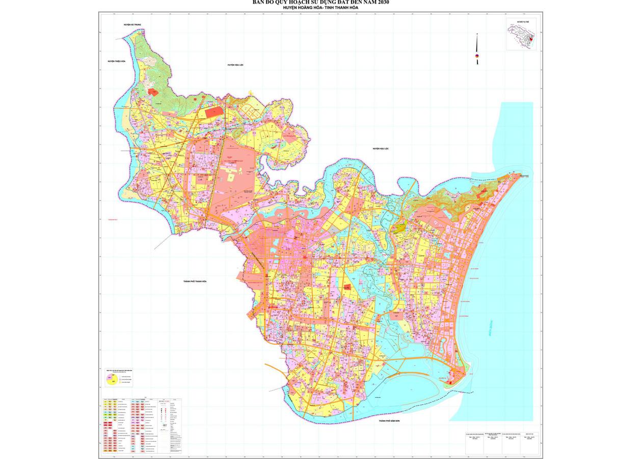 Bản đồ quy hoạch Huyện Hoằng Hóa