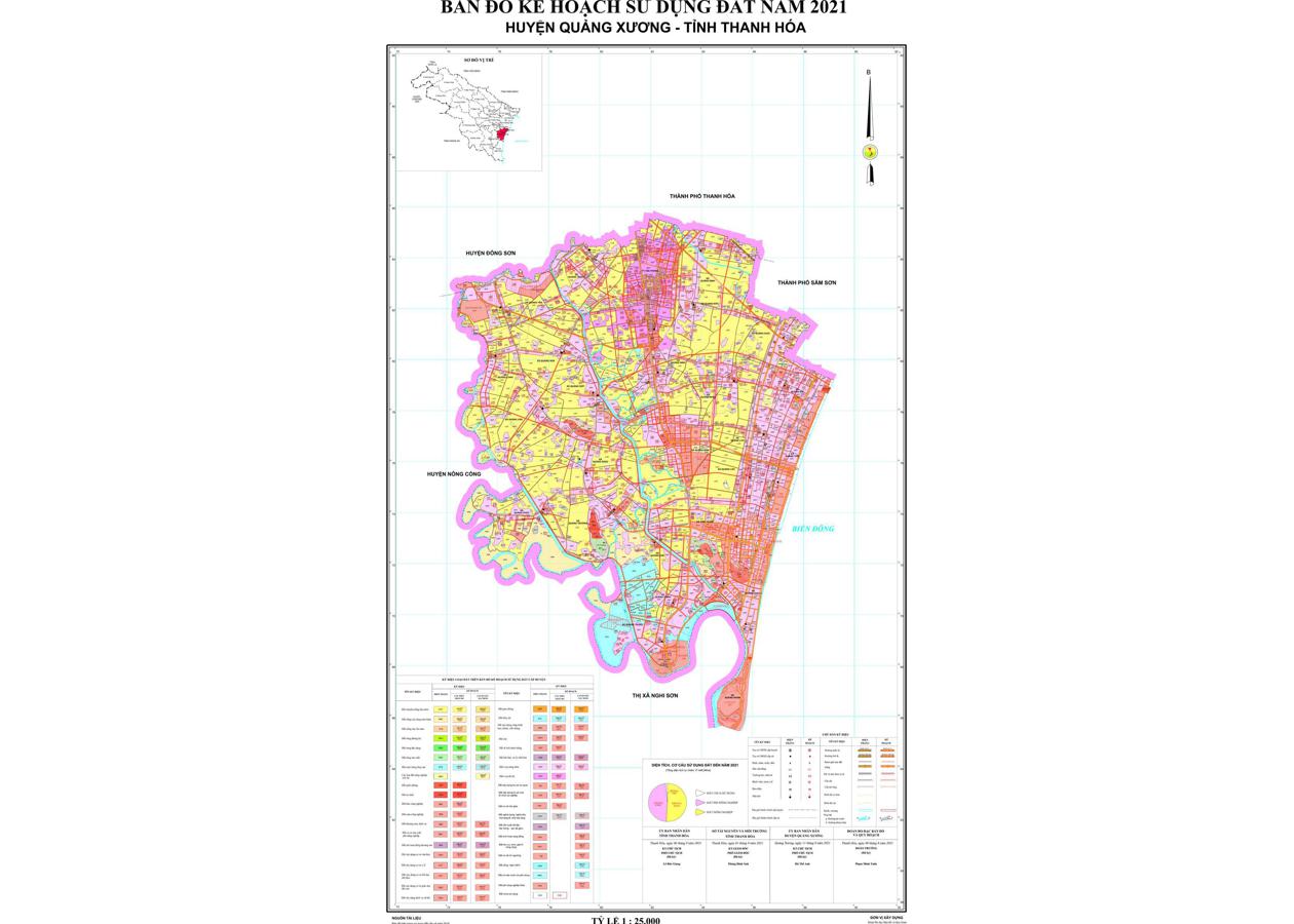 Bản đồ quy hoạch Huyện Quảng Xương
