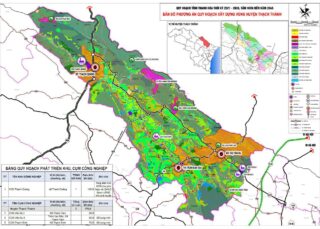 Bản đồ quy hoạch Huyện Thạch Thành