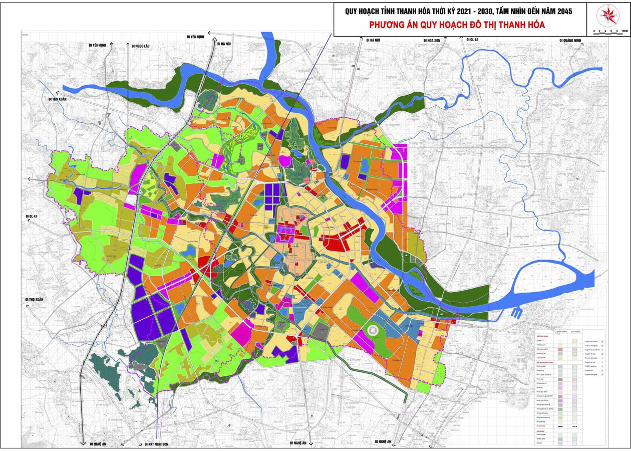 Bản đồ quy hoạch Thành phố Thanh Hóa