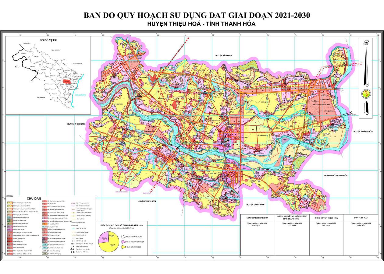 Bản đồ quy hoạch Huyện Thiệu Hóa