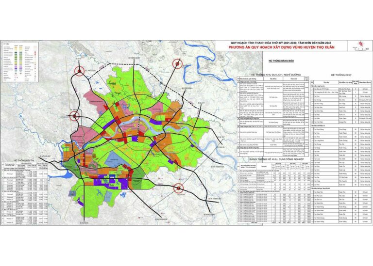 Tổng hợp thông tin và bản đồ quy hoạch Huyện Thọ Xuân