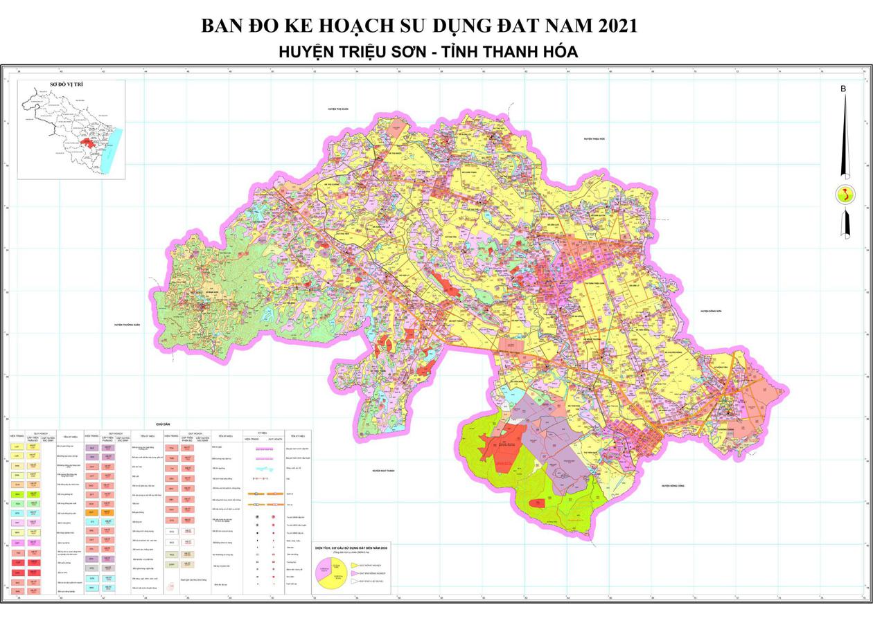 Bản đồ quy hoạch Huyện Triệu Sơn