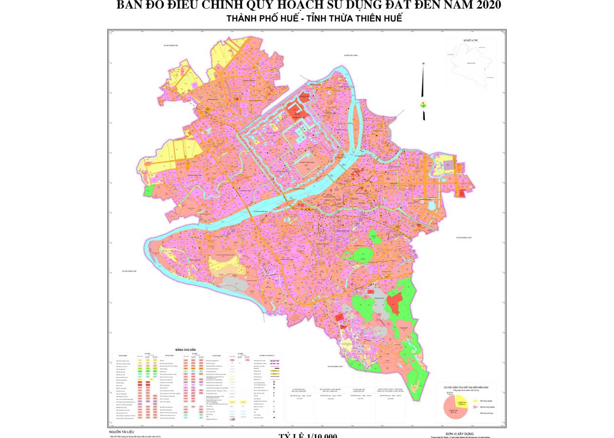 Bản đồ quy hoạch Thành phố Huế