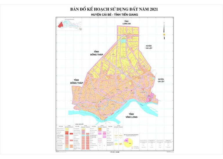 Tổng hợp thông tin và bản đồ quy hoạch Huyện Cái Bè
