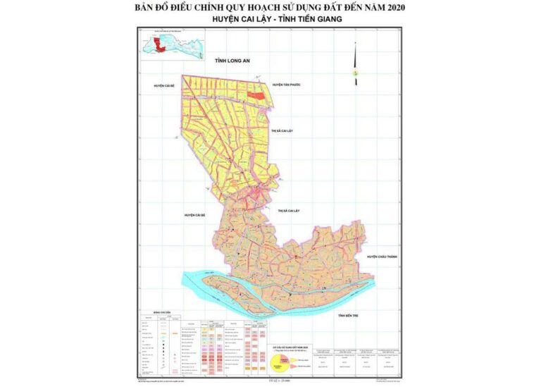 Tổng hợp thông tin và bản đồ quy hoạch Huyện Cai Lậy