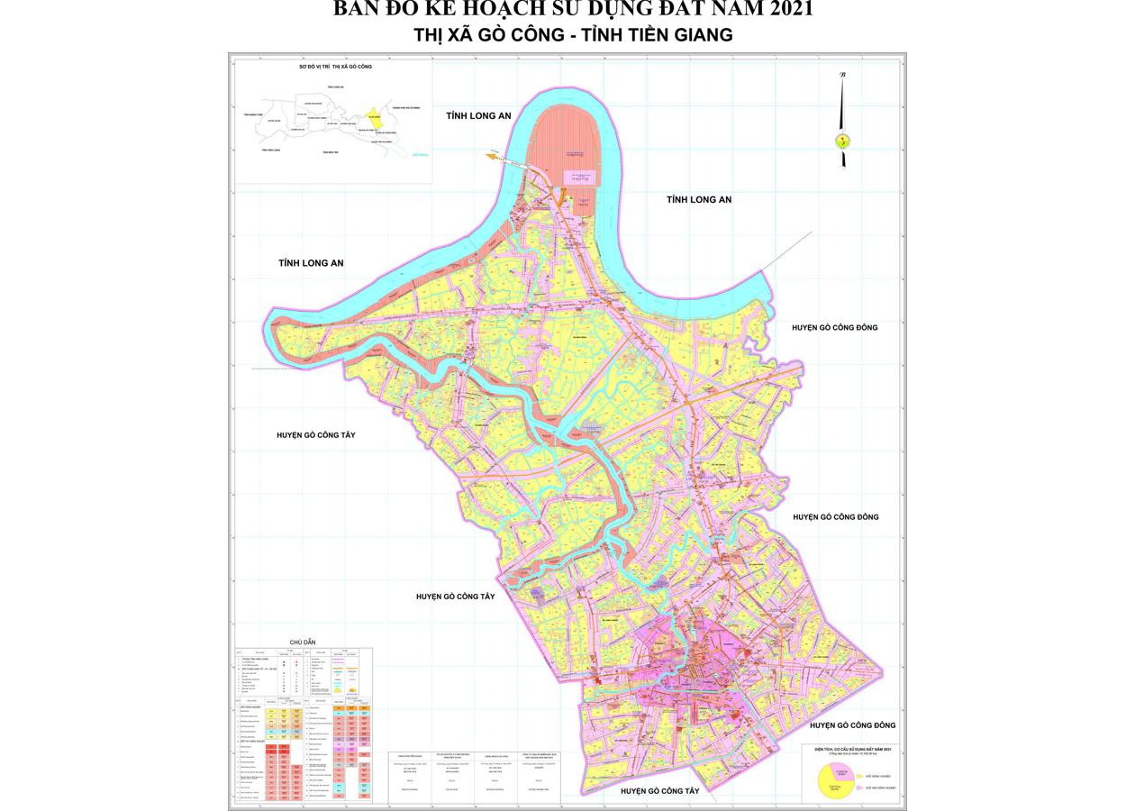Bản đồ quy hoạch Thị xã Gò Công