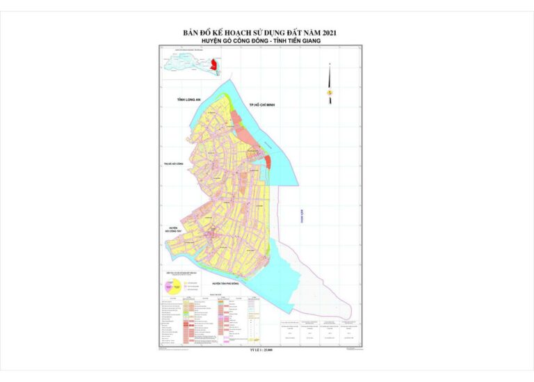Tổng hợp thông tin và bản đồ quy hoạch Huyện Gò Công Đông