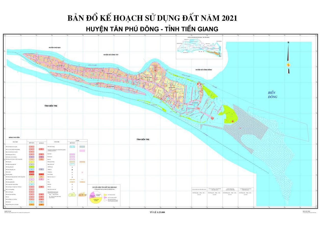 Bản đồ quy hoạch Huyện Tân Phú Đông
