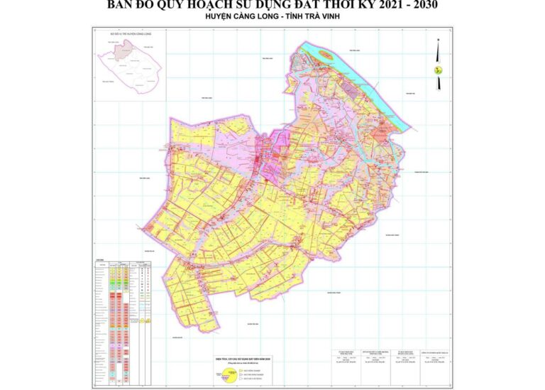 Tổng hợp thông tin và bản đồ quy hoạch Huyện Càng Long