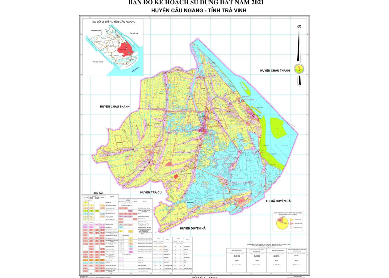 Bản đồ quy hoạch Huyện Cầu Ngang