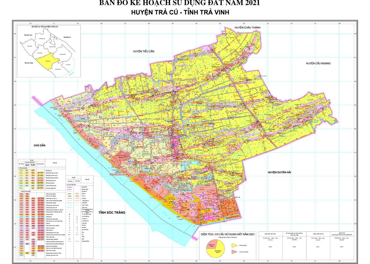 Bản đồ quy hoạch Huyện Trà Cú
