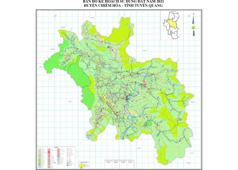 Tổng hợp thông tin và bản đồ quy hoạch Huyện Chiêm Hóa